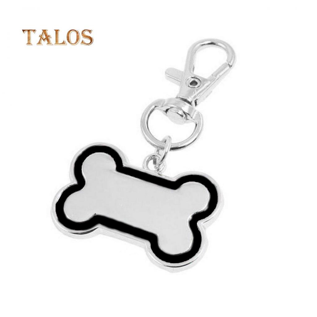 Форма кости, пустое имя телефона, идентификационная бирка для домашнего животного, выгравированный шейный воротник, поводок, подвеска для собак и кошек