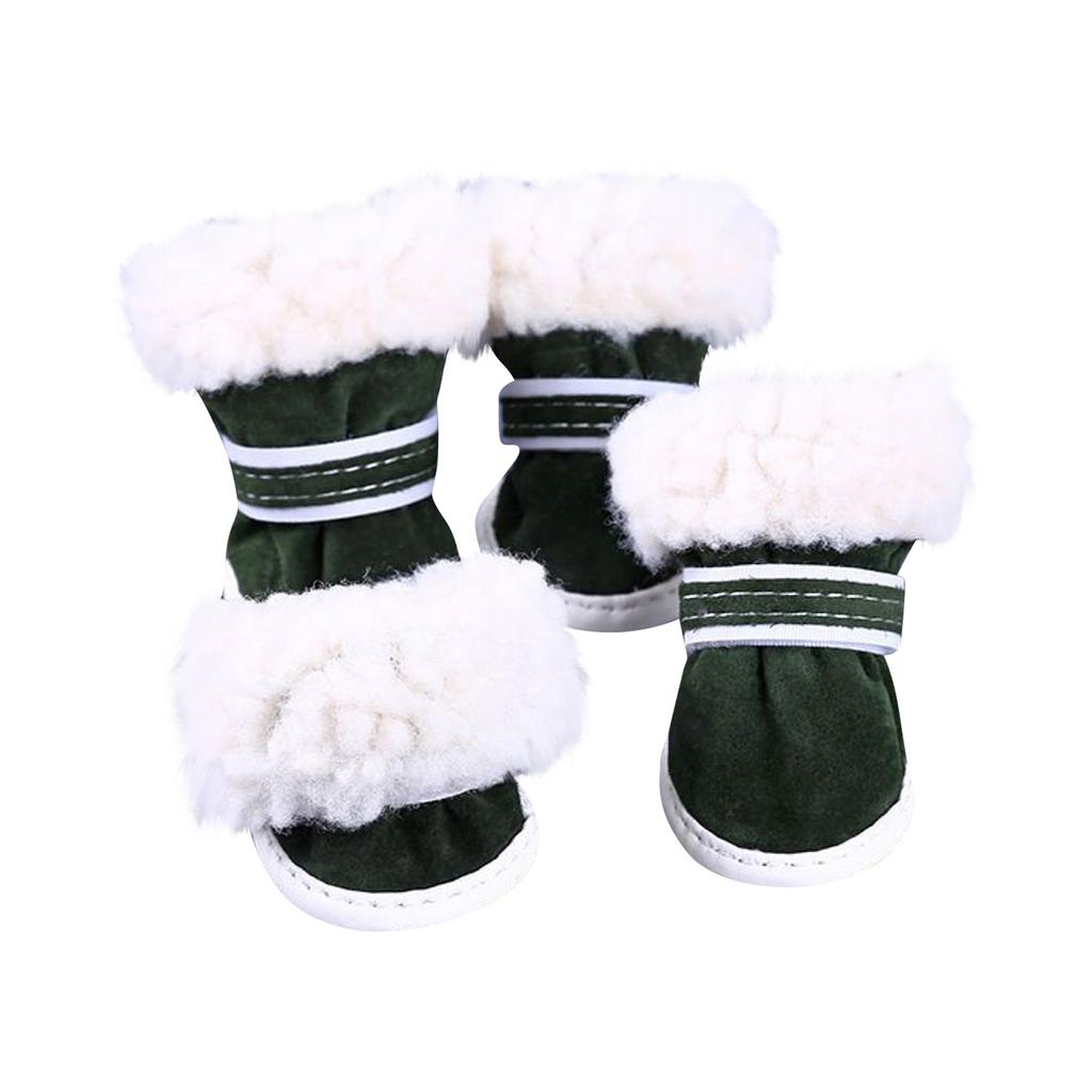 Теплая обувь для домашних животных Зимние милые зимние сапоги Хлопковая обувь Товары для животных