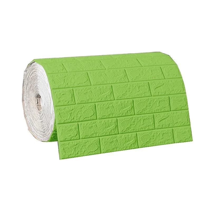 3/5/10 м 3D Самоклеящиеся обои Непрерывные Водонепроницаемые Наклейки на кирпичную стену Гостиная Спальня Детская комната Домашнее украшение