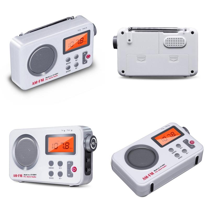 ЖК-дисплей Радиоприемник Динамик FM AM Цифровой Стерео Мини MP3 Музыкальный плеер Портативное радио