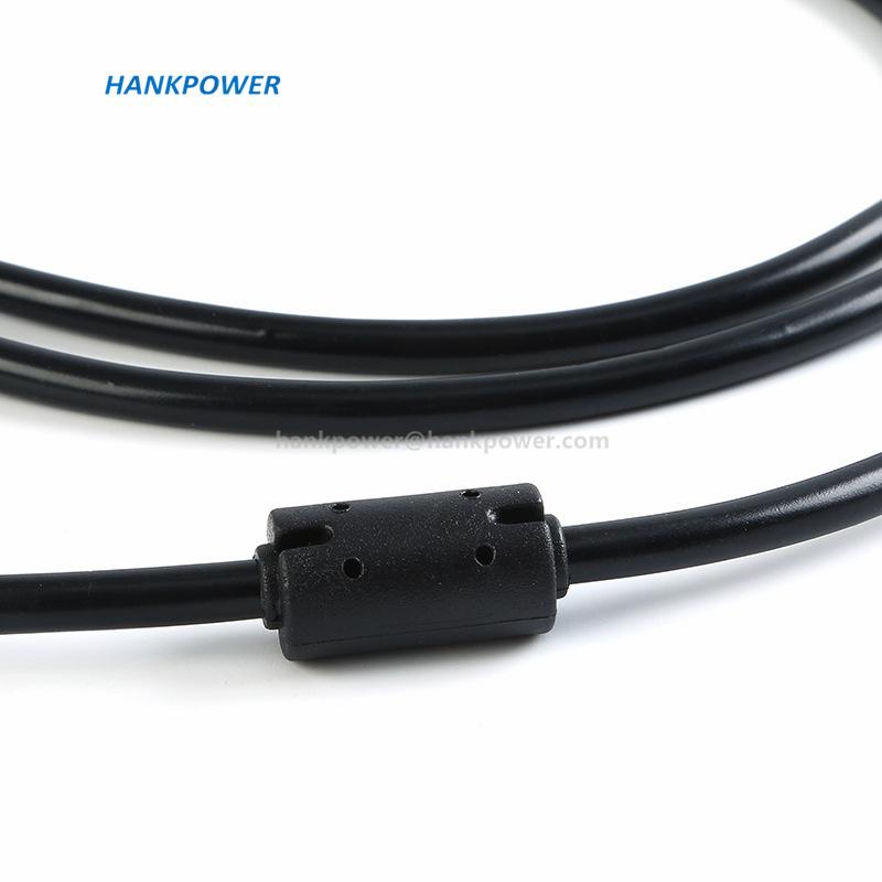 Кабель USB A Male на Mini USB 5-контактный, из чистой меди, для зарядки и передачи данных, с магнитным кольцом, 1,5 м