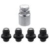 ACROPIX Car Wheel Lock Lug Nuts Set Anti-Theft Lug Nuts Screws for Toyota Compatible with RAV4 M12x1.5 Black 5pcs