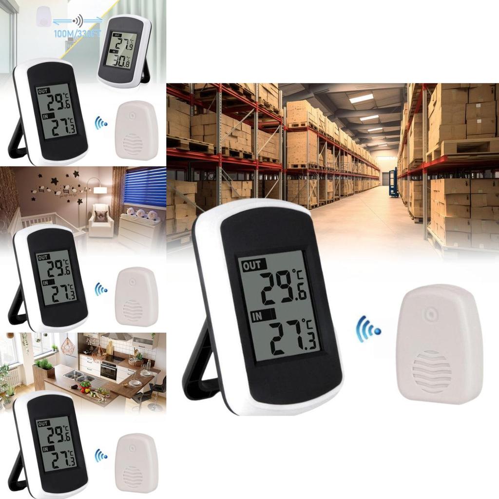 Беспроводной термометр высокой точности для внутреннего и наружного использования, для дома и теплицы
