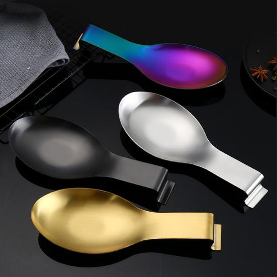 Держите столешницы в чистоте, многоразовая креативная устойчивая подставка для суповой ложки, кухонный инструмент, полка для ложки