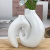 2PCS European Style Minimalist Small Split Snuggling Vase, Modern Creative Abstract Decoration, Home Drying Flower Utensil