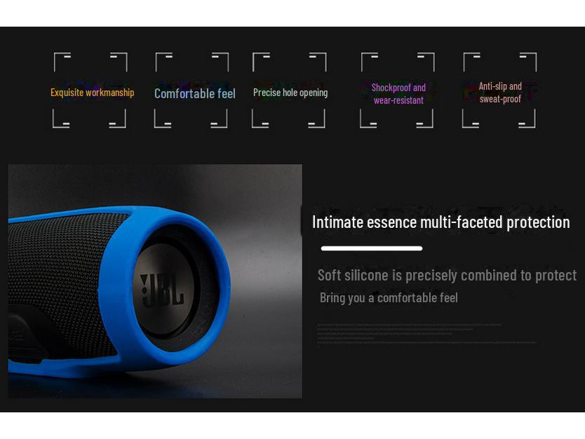 Экологичный силиконовый защитный чехол для JBL Charge 3