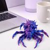 3D-печатная шарнирная модель паука, гибкая фигурка животного с подвижными суставами для Хэллоуина, украшение для дома, офиса, рабочего стола