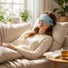 Rechargeable Heated Eye Mask Hot Cold Compress Heating Sleep Eye Mask  Eye Strain