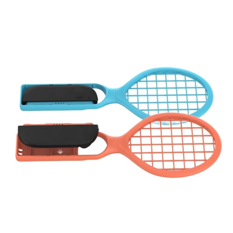 2Pcs Tennis Racquet Grip with Wrist Strap for NS2 Controller Tennis Racket Handle Grips Smooth Operation