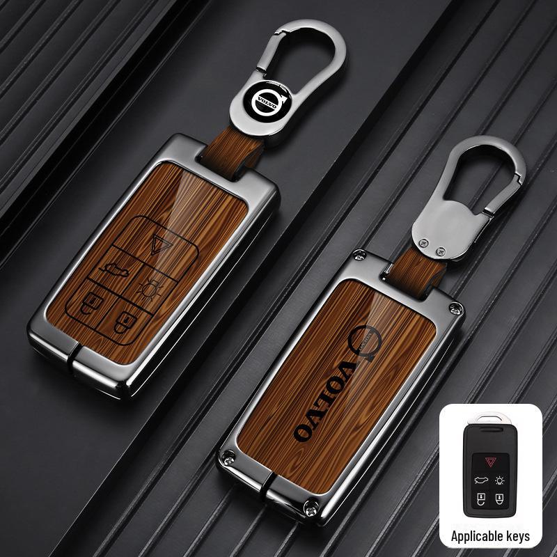 Metal Key Cover for Volvo XC60, XC90, S60, S80L, V60 - Full Shell