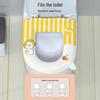 Универсальная водонепроницаемая моющаяся подушка для сиденья унитаза и клейкая крышка