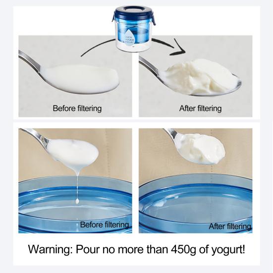 Фильтр для йогурта Экономия труда Домашние принадлежности Пружинный пресс Греческий фильтр для сгущенного йогурта Сепаратор сыворотки Удобная равномерная фильтрация