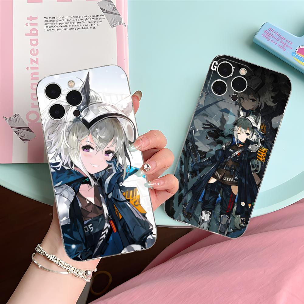 Arknights Grani Прозрачный ТПУ чехол для мобильного телефона iPhone 17 16 15 14 13 12 11 X XR XS Air Pro Max Plus Mini Цветной чехол