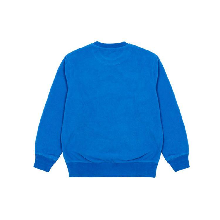 Palace FW21 Ultimo Series Polar Fleece Sofar Crew Neck Sweatshirt Unisex Sweatshirt Classic-Blue P21PTF004
