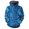 Snake Pattern Hoodies Snakeskin 3D Print Men Women Hooded Sweatshirts Harajuku Streetwear Oversized Pullover Kids Tops Clothing