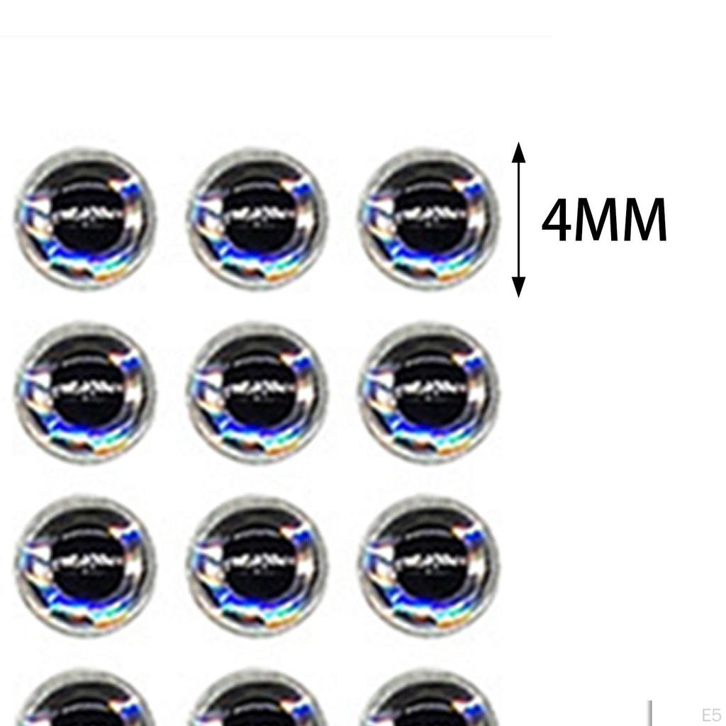 200 Pieces 3D Lure Eyes Fishing Baits DIY Making, Easy To Use Resin Lifelike