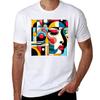 D Geometric TShirt Street Art Print Tee Shirt