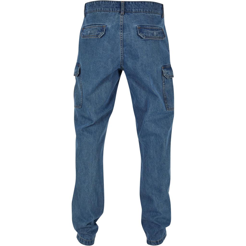 Urban Classics Mens Straight Leg Cargo Jeans