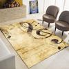 3D Creative Music Note Large Carpet, Living Room, Bedroom Sofa Carpet, Kitchen, Bathroom Door Mat, Non Slip Floor Mat Gift