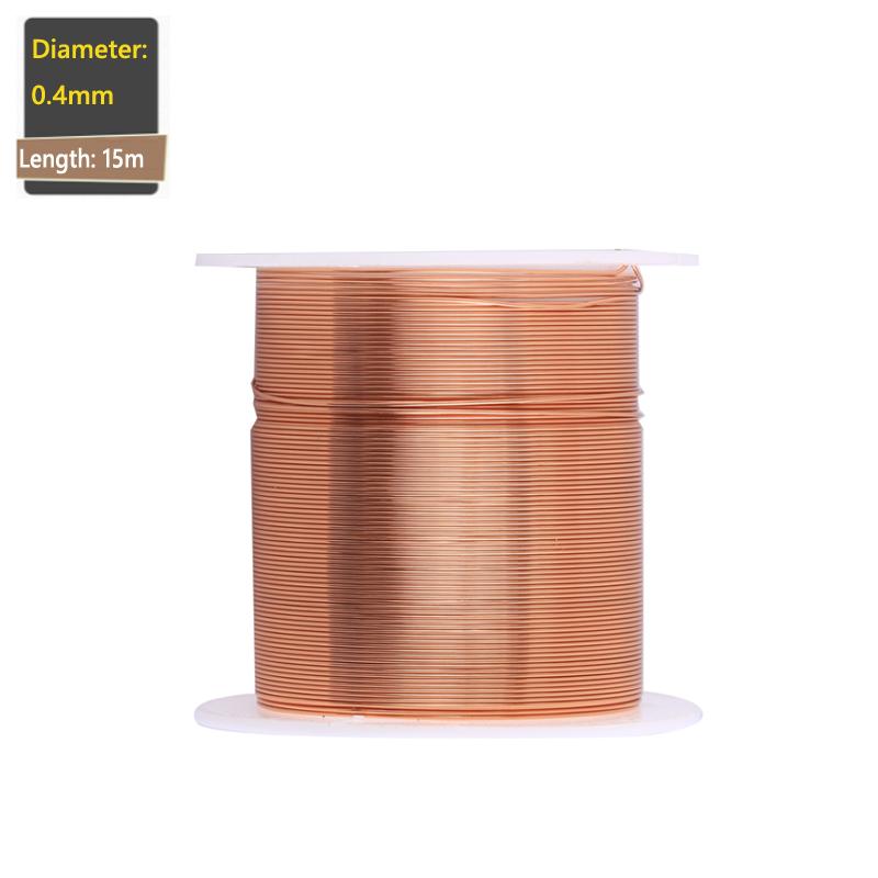 1-3 рулона медной лакированной проволоки 0,06 мм -1,2 мм Кабельная медная проволока Магнитная проволока Эмалированная медная обмоточная проволока Катушка медной проволоки