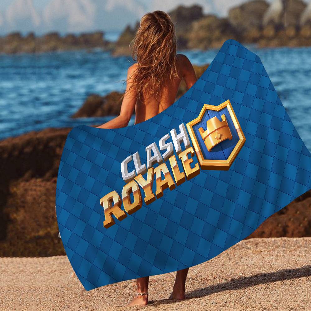 C-Clash-Of-Clans Игра Большие Микрофибровые Пляжные Полотенца Быстросохнущее Полотенце Песок Пляжные Полотенца Бассейн Полотенце Для Путешествий Плавание Бассейн Йога