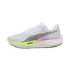 Velocity Nitro 3 White Pure Magenta Yellow Alert Men Sneakers 377748-19