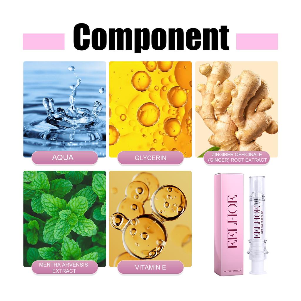 EELHOE Instant Volumising Lip Plumper Oil Collagen Moisturizer Care Lip Mask Repairing Reduce Lip Fine Lines Brighten Makeup Lipgloss