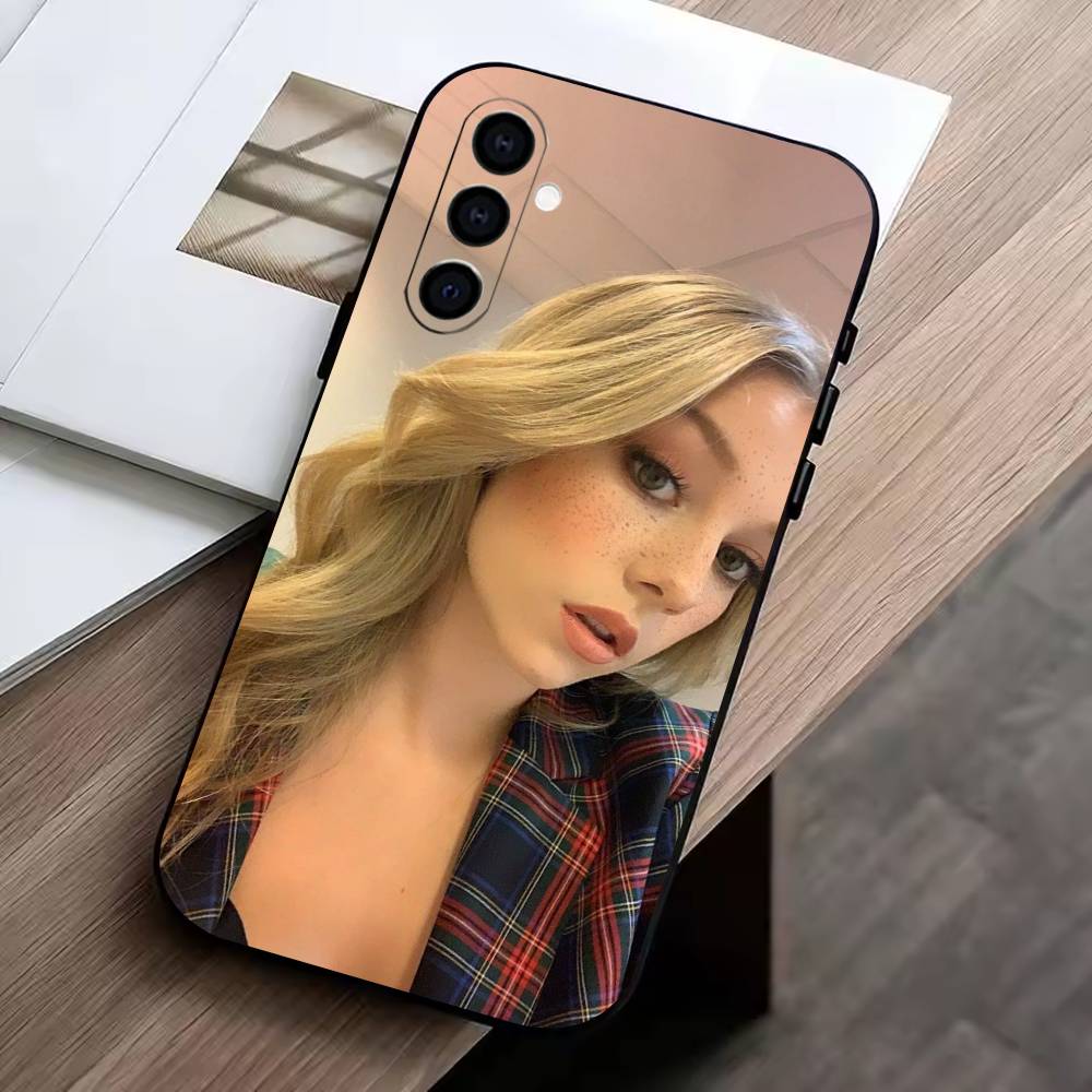 actor E-Ester Exposito Phone Case For Samsung Galaxy A73,A72,A71,A70,A53,A52,A51,Soft Silicone Black Cover