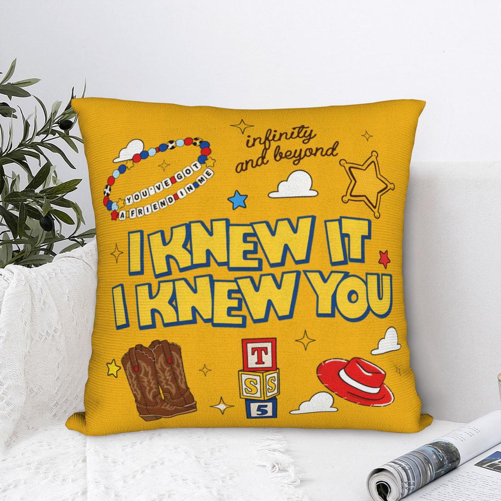 I Knew It I Knew You Square Pillow Cases TS5 Cushion Covers Creative Zipper Decorative Pillowcover for Car 40x40cm