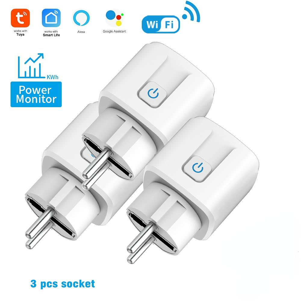 Умная розетка Wi-Fi, европейская вилка, многофункциональный адаптер, домашний мониторинг мощности, поп-розетка, Aleax, синхронизация, полоски с дистанционным управлением, розетка