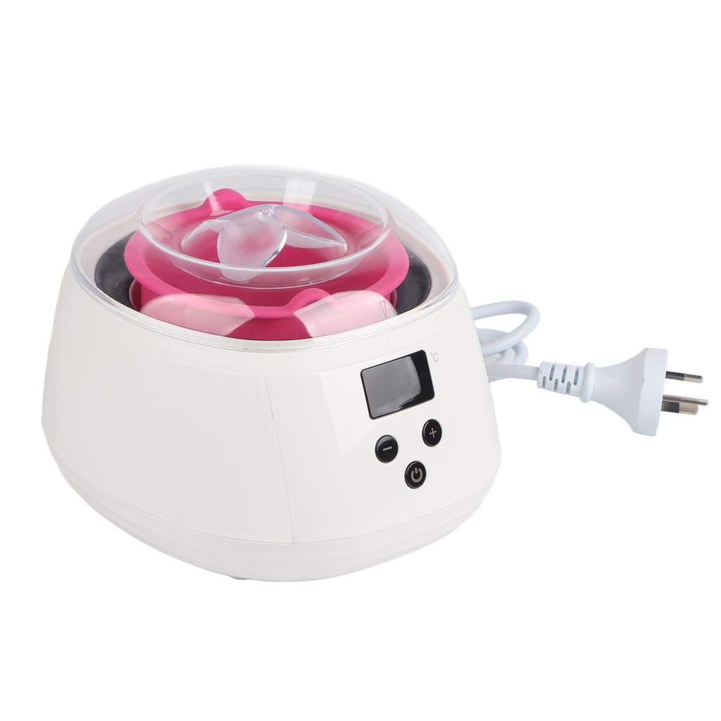 Набор для нагрева воска, набор для удаления волос, белый воск, набор с 4 пакетиками, твердые восковые бобы для ног и лица 100‑240 В