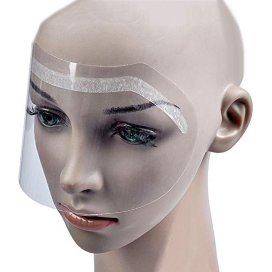 50/100 шт одноразовый лак для стрижки волос клейкая крышка для лица защитный щит