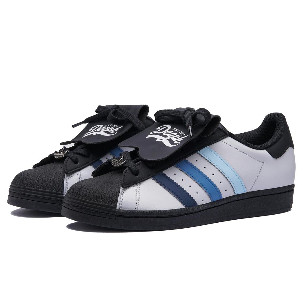 adidas Оригинальные SUPERSTAR Нескользящие износостойкие Низкие кеды для скейтборда Унисекс Черный Серый EG4959(Команда645-)