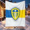 Leeds United Pattern Blanket for Home Decoration, Bed, Sofa, Car Travel, Camping, Suitable for All Seasons, Birthday Christmas Gift