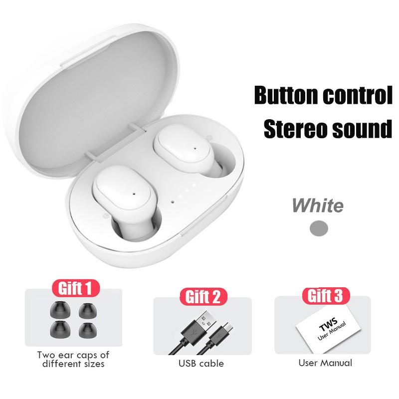 VAORLO TWS Wireless Headphones Sport Bluetooth 5.0 Earphones For Smartphone Noise Cancelling In-Ear Earbuds Headset with Charging Case