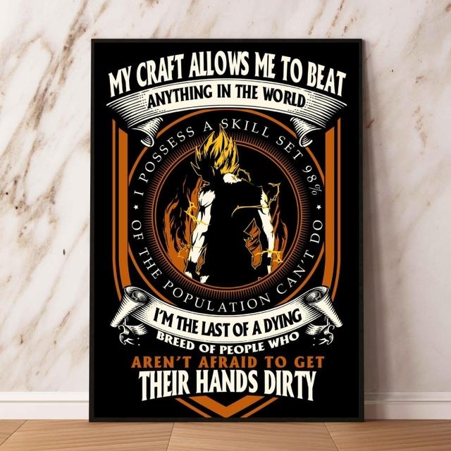 Аниме-постер Dragon Ball Carot, картина для комнаты, дома, детский подарок, модульная печать