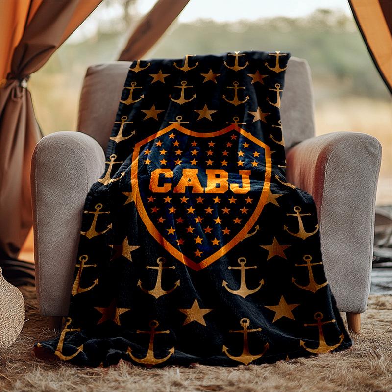 Cabj Flannel Blanket Soft Warm All-Season Throw, Design for Camping, Car Travel, Hiking Sofa, Bed, Office Perfect Gift for Parties