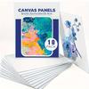 10 Pcs Painting Canvas Panel Boards Artist Canvas Boards ForPainting Acrylic Pouring Oil Paint Dry & Wet Art Media