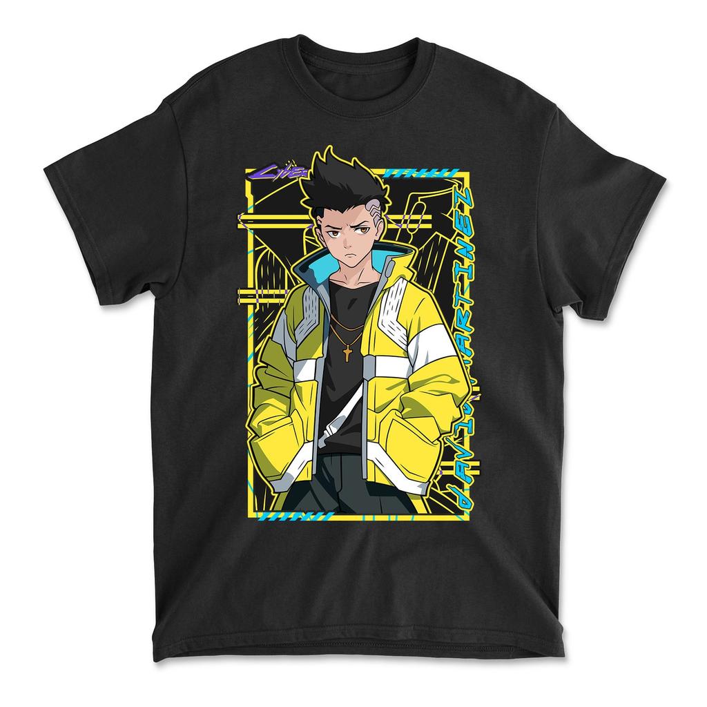 Футболка Cyber Edgerunners, Футболка Edge Runners Люси Мужская Женская Повседневная Футболка с Коротким Рукавом Футболка Подарок для Девушки Футболка Все Размеры