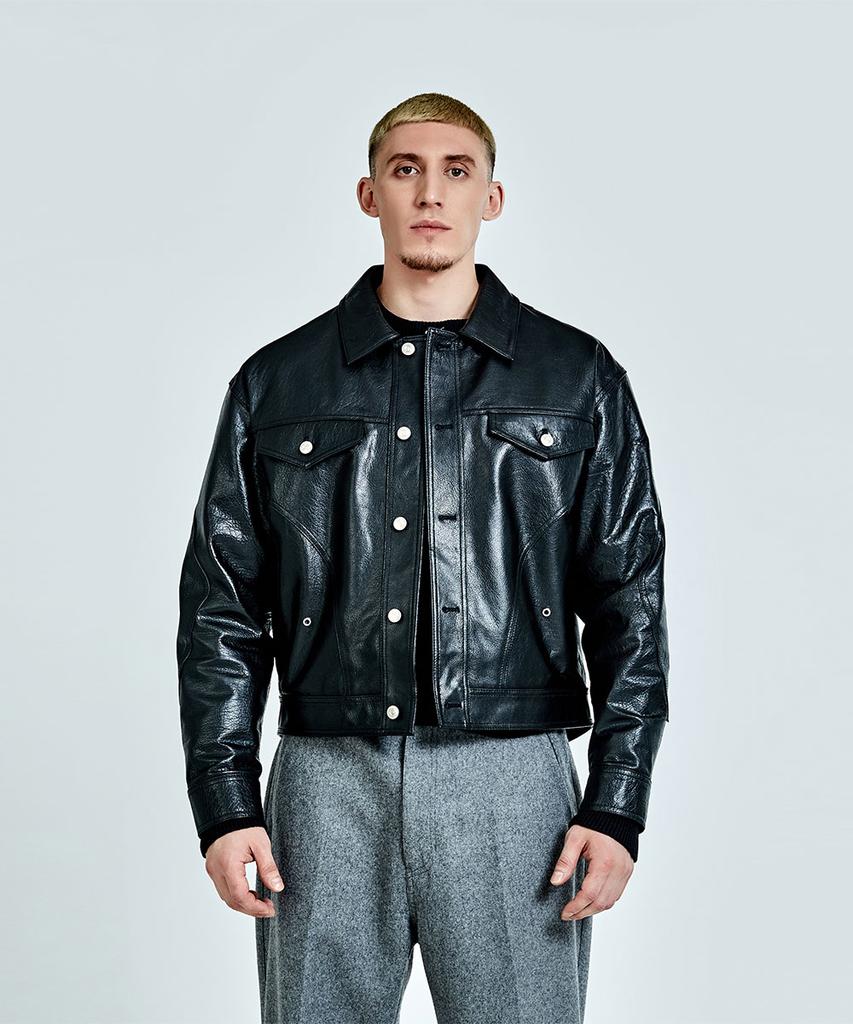 51Percent Tunnel Lining Leather Jacket - Black