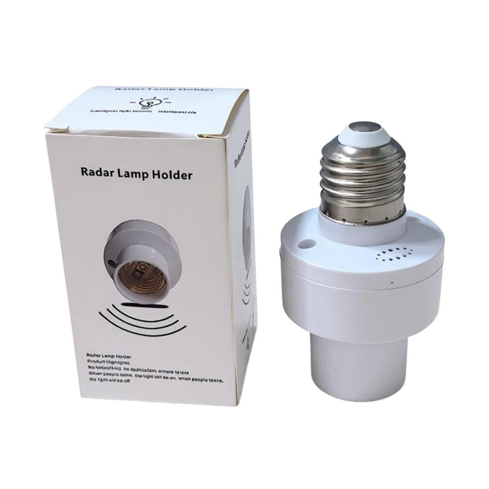 Automatic On Off Sensor Lamp Holder Screw in Lamp Socket Adapter Lighting Accessories