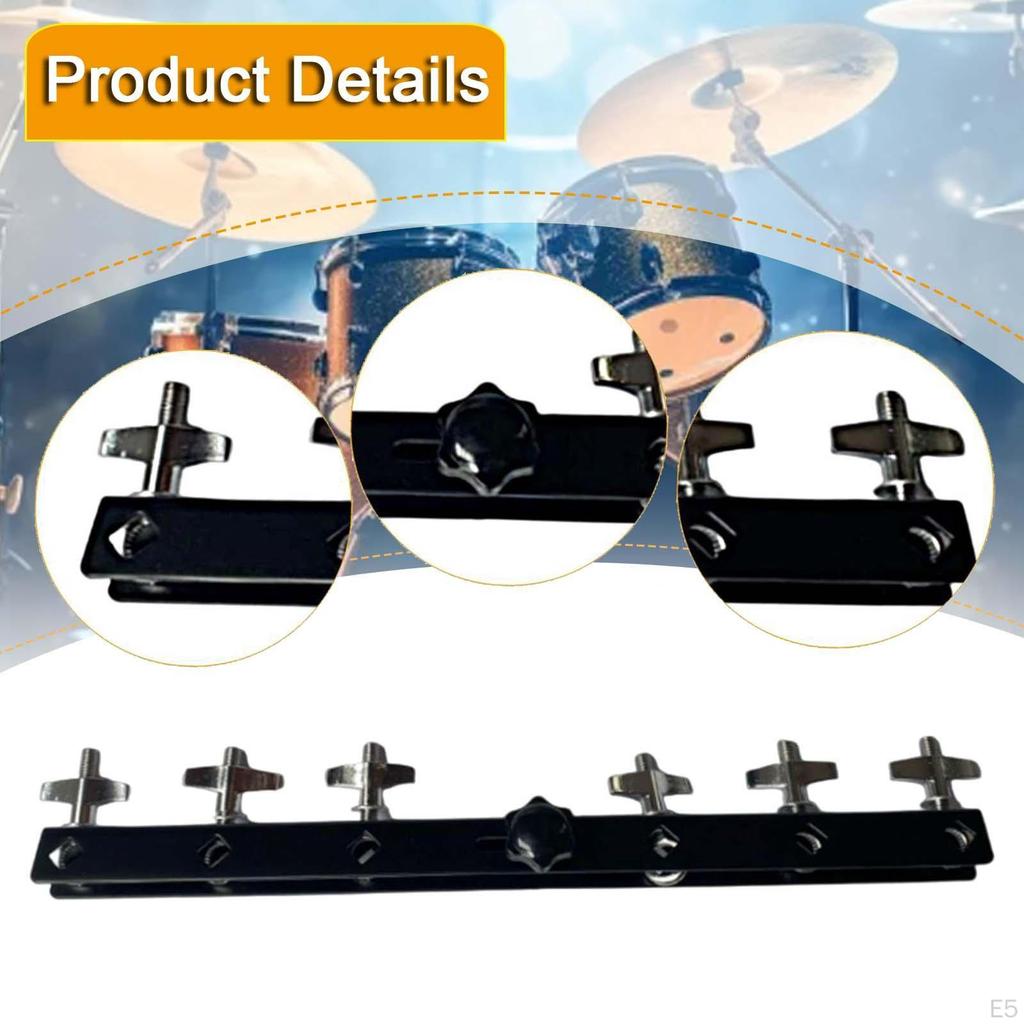 Держатель ковбелла для бас-барабана, кронштейн, крепление на стойку, регулировка, монтажная система, опорная стойка, удлиненная рама