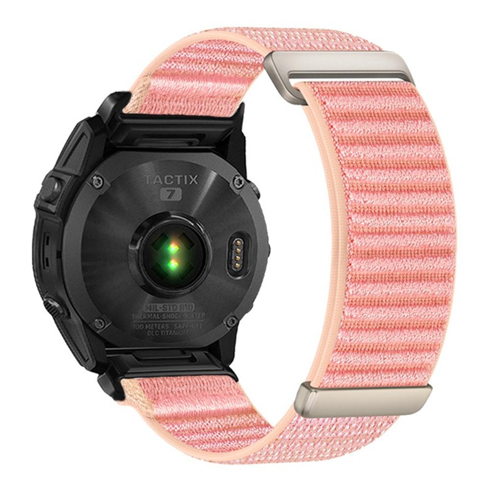 20mm Watch Band For Garmin Fenix 7S / 7S Pro / 6S / 6S Pro Two-Piece Magic Tape Nylon Woven Wrist Strap