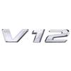 3D хромированный черный V12 буквы автомобильный задний багажник крыло эмблема значок наклейка для M/ercedes b/enz S W220 CL500 CL600 S600 аксессуары