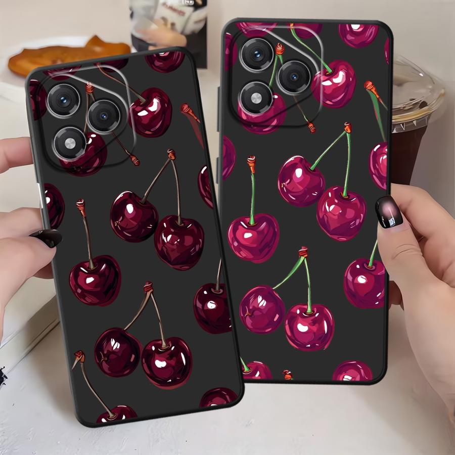 Чехол для Honor X6 Magic5Lite X5b 200 400 Lite 8X X8 70 X7 X9a 90 Funda Чехол для телефона Фрукты Вишня