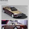 1/24 Benz Maybach S680 Alloy Car Diecast Metal Model Sound & Light Toy Car Central Control Ornaments Collect Kids Toys