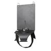 Black Arm Mounted Music Holder, Flute Lyre, Adjustable Forearm Sheet Folder with 5 Sleeves and ABS Panel for Band Use, Reading Support, and Practice