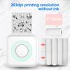 Универсальный фотопринтер Многофункциональный портативный принтер Беспроводной мгновенный мини-принтер с поддержкой BT