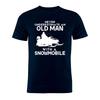 100 Cotton Unisex T Shirt Sled Snowmobile Never Underestimate An Old Unisex Funny Send It Artwork Tee