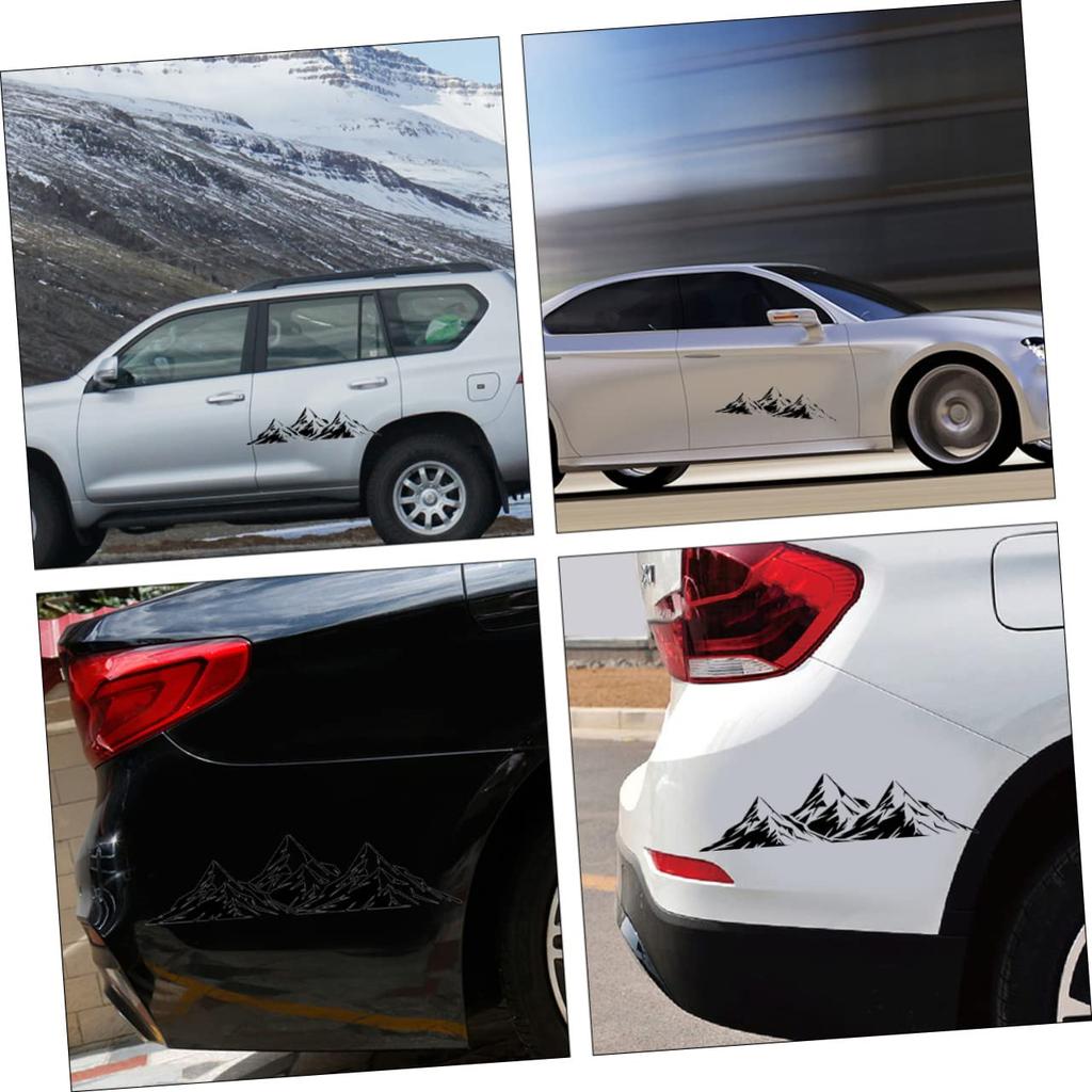 TINEASUR Наклейка-плавник Наклейка на автомобиль Наклейка-гора Наклейка-звезда Наклейка на бампер Наклейка в форме горы Графика для автодома